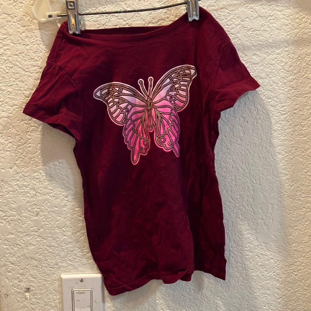 Girl’s place butterfly tee small